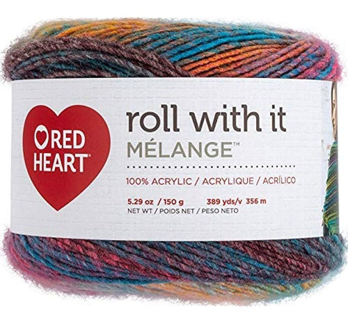 Red Heart Roll With It Melange Show Time 0