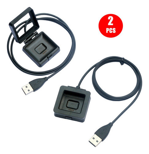 2 Piezas De Carga Dock Para Blaze Fitbit Ver Cuna Cable Del 1