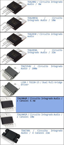 Tda2004r Circuito Integrado Audio 2 Canales 6.5w-p 1