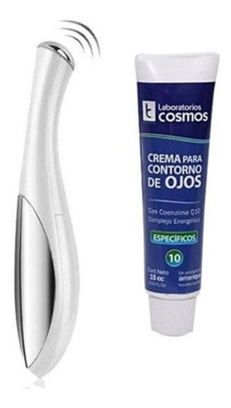 Combo Facial Masajeador Contorno De Ojos Y Labios + Crema 0