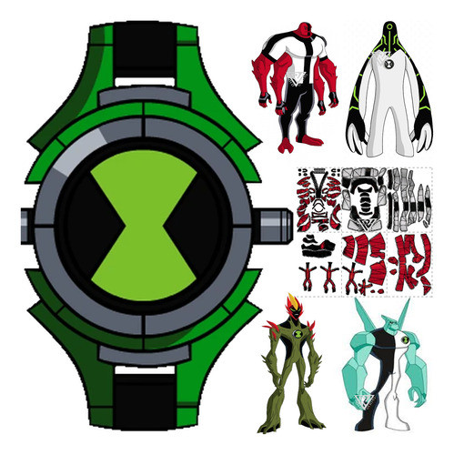 Ben 10 Omnitrix +20 Personajes Papercraft (leer Descripcion) 0