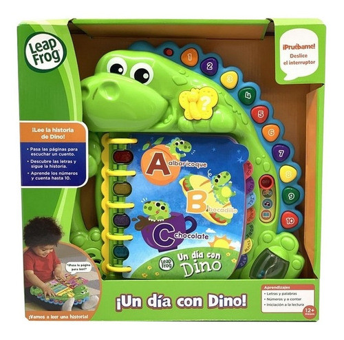 Leap Frog Dino Libro Abecedario Luz Y Sonido Toy 81198 0