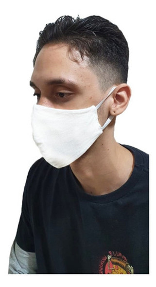 10 Máscara Reutilizável Lavável Tecido Algodão Masculina 0