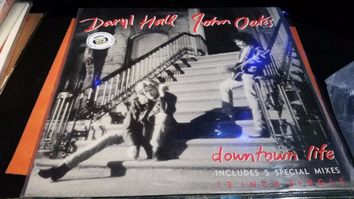 Daryl Hall John Oates Downtown Life Vinilo Maxi Promo Usa 0
