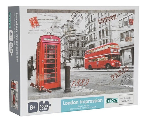 Puzzle 1000 Piezas London Impression Ditoys Magic4ever 0