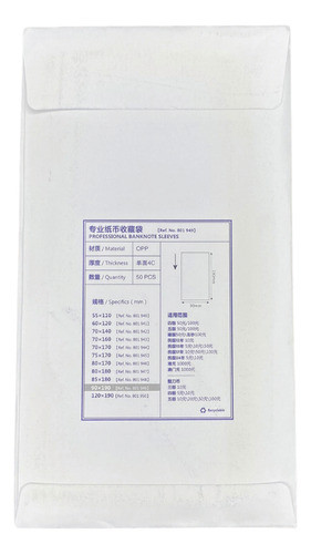 Envelopes Para Cédulas Da Pccb - 50 Unidades 1