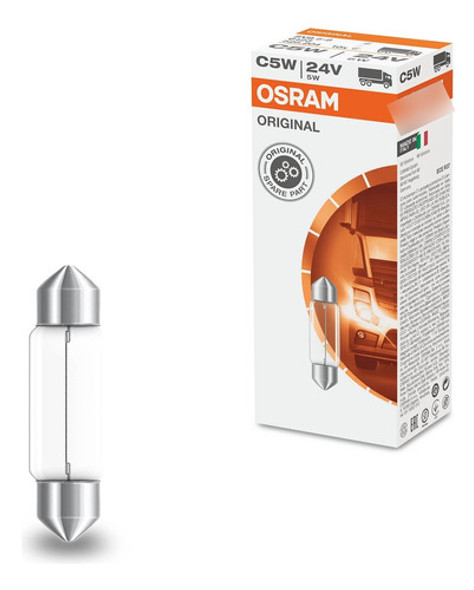 Lampara Tubular Osram 6423 38 Mm 24v 5w Sv8.5-8 Original 0