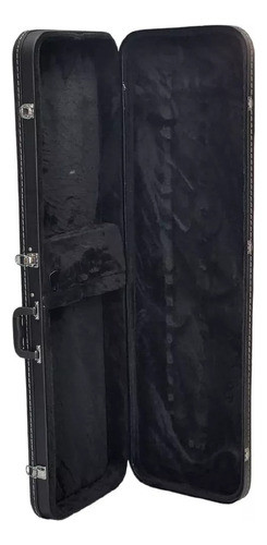 Estuche Rígido Field Rectangular De Madera Para Bajo Hge047 1