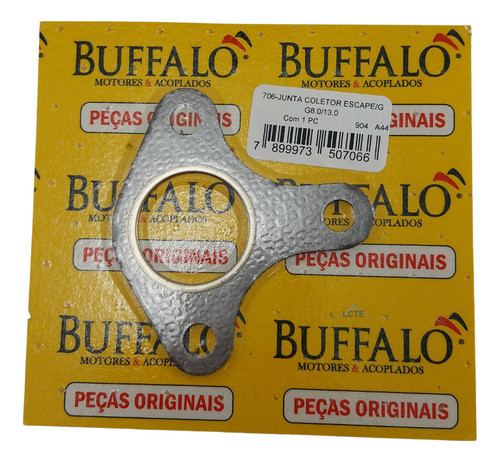Junta Coletor Escape Para Motor Bfg 8.0hp Buffalo Original 1