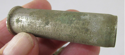 Antiguo Medidor De Presion Neumaticos Schrader's Sin Probar 1