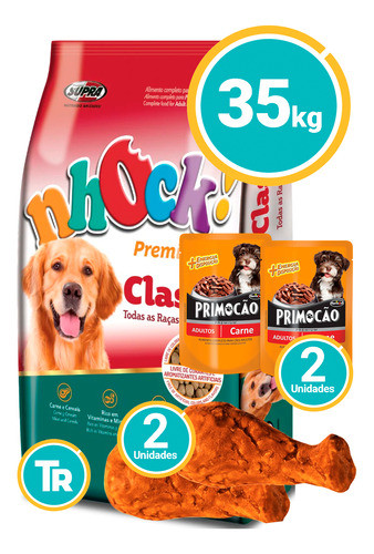 Racion Perro Adulto Nhock Classic + Obsequio + Envio Gratis 1