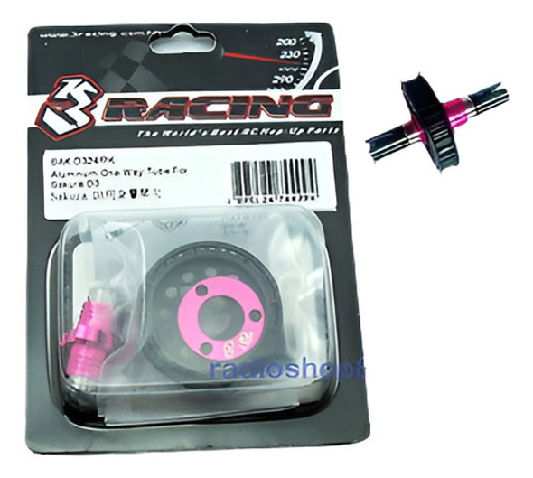 Tubo De Ida De Aluminio 3racing Para Sakura D3 Sak-d324/pk 0