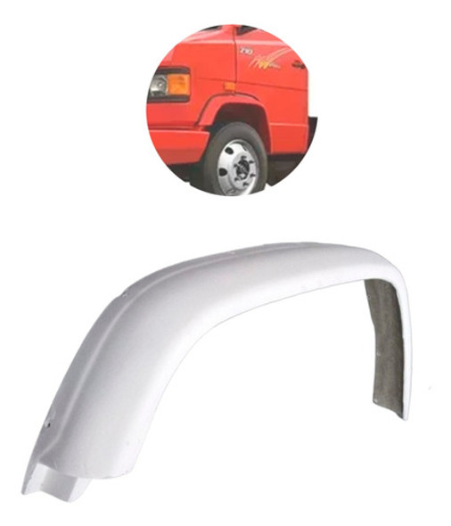 Paralama Esquerdo Cabine Mb 709 710 912 914 Fibra Branco 1