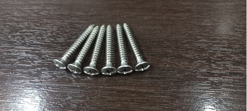 10 Tornillos Cubre Parante Central Ford Falcon 62/91 Acero 1