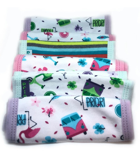 Set De 6 Babitas Algodón Surtidas. Priori. Casa Superbland 1
