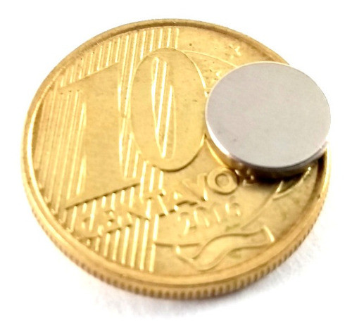 30 Pçs Imã De Neodímio 8x1,5 Redondo Pequeno 8mm X 1,5mm N35 1