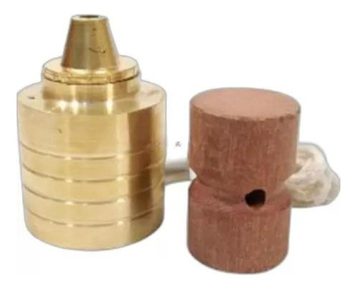 Kit Com 10 Prumos P/ Pedreiro Profissional Latão Pesado N°4 1
