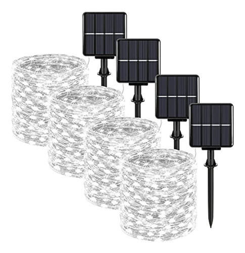 Cadena De Luces Solares Extralargas De 288 Pies, Paquete De 0