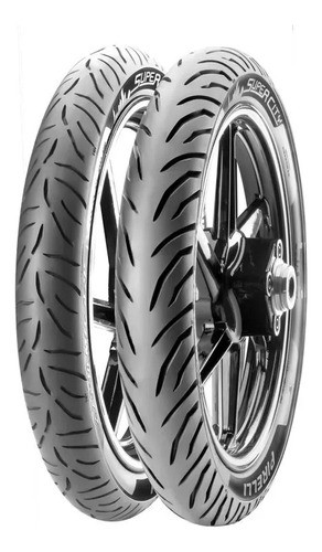 Juego Cubiertas 80 100 14 + 250 17 Pirelli Super City Avant 0