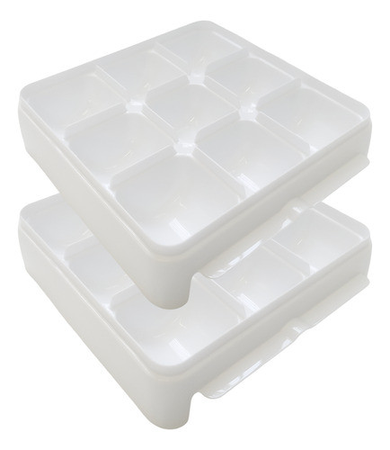 Kit 2 Formas Gelo Geladeira Freezer Brastemp Consul Original 0