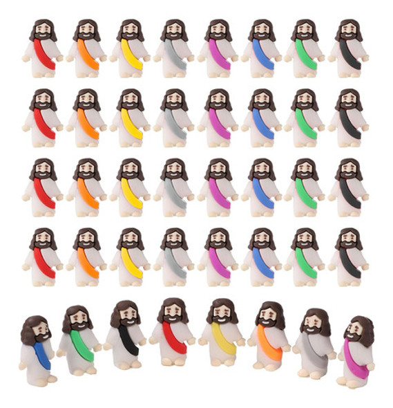 Figuras De Jesús Pequeñas, 40 Piezas, 5-7 Cm De Altura 0