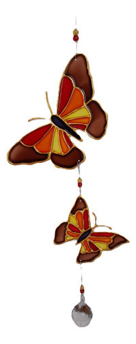 Atrapasol Mariposas. Cairel Esfera De Cristal. Armonizador 0
