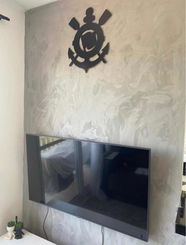 Símbolo Corinthians Preto Fosco Decoração 1