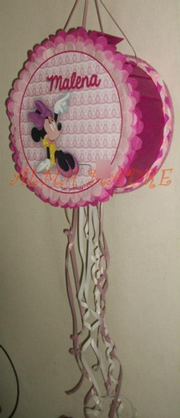 Piñata Tambor Personalizada Cumpleaños Minnie 1