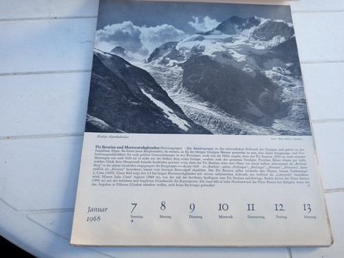 Almanaque Alpino Antiguo Aleman 1968 Completo 1