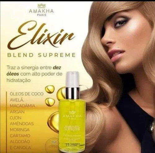 Aceite Capilar Profesional Hidratante Reparador Amakha Paris 1