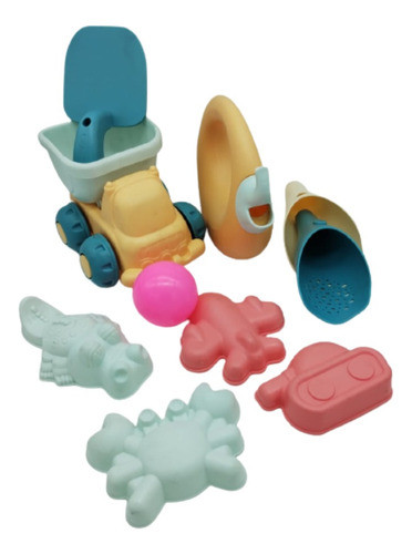 Set De Juguetes De Playa Y Baño Importado Para Niños 10 Pcs 0