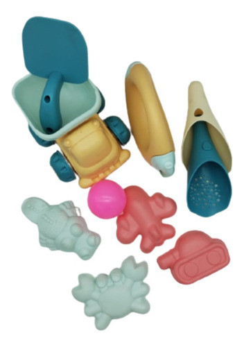 Set De Juguetes De Playa Y Baño Importado Para Niños 10 Pcs 1