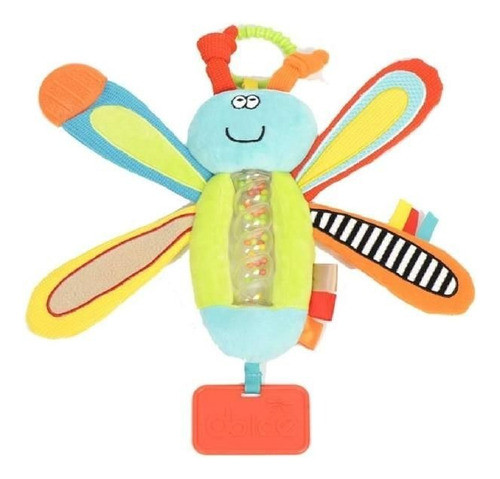 Colgante Libelula De Tela Didactica Sonajeros Texturas Dolce 0