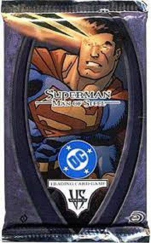 Dc Vs System Trading Card Game Superman Man Of Steel Booster 0