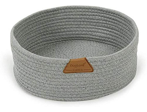 Canasta De Cama Para Gatos Nido Cuerda De Algodon Redonda T 0