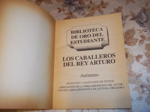 Biblioteca De Oro N° 46 - Caballeros Del Rey Arturo - Malory 1