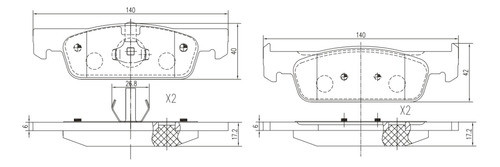 Pastillas De Freno Corven Renault Logan Sandero Cavallino 1