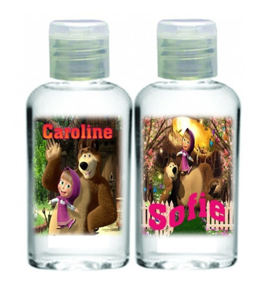 10 Frascos Con Alcohol Gel Para Personalizar 30 Ml 0
