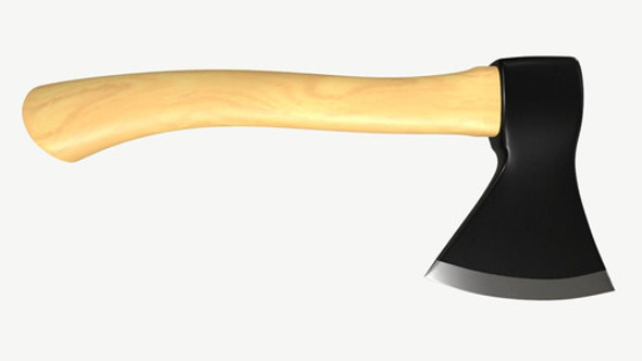 Hachita  De Mano Mango De Madera  Kitana 0