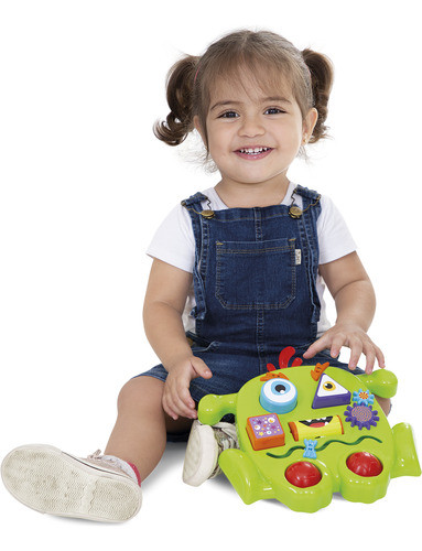 Brinquedo Infantil Interativo Baby Monster Humor- Mercotoys 1