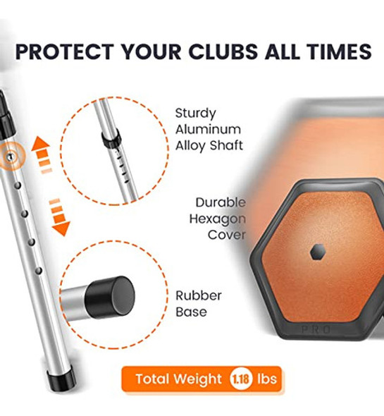 Soporte Para Bolsa De Viaje De Palos De Golf Ajustable 1