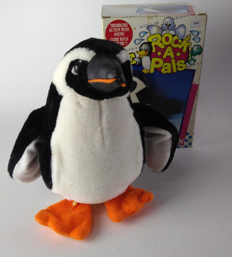 Antigo Brinquedo Pinguim De Pelucia Seven Seas 9783 Rrdeco 0