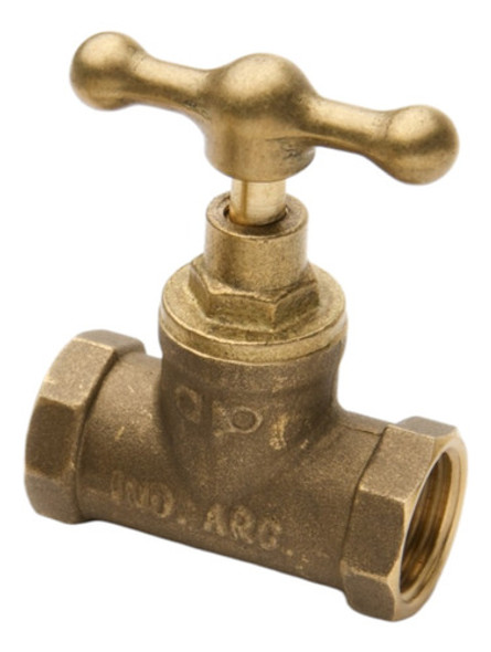 Llave De Paso Agua Valvula H/h De 1/2 Todo Bronce C/ Cuerito 0 Llave De Paso Agua Valvula H/h De 1/2 Todo Bronce C/ Cuerito 0
