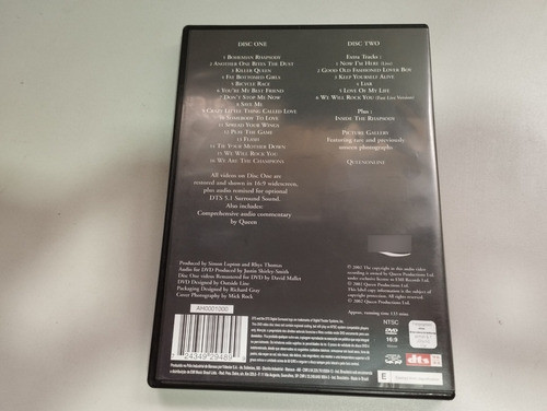 Queen The Dvd Collection Disco 1 E 2 Original 1