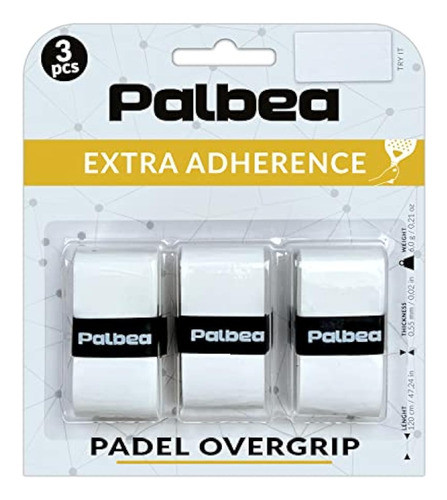 Palbea White Padel Overgrip - Paquetes De 0