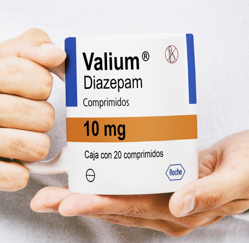 Plantilla Taza Valium Clona Meme Diseño Para Sublimar 0