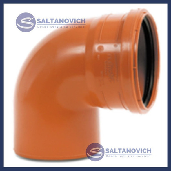 Codo Desague 50 Mm Silentium A 90° Mh Amanco 1