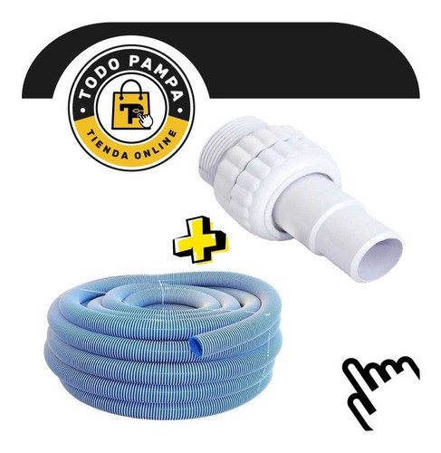Combo 5 Mts Manguera 11/2 + Acople Rapido Conexion Pileta C 0