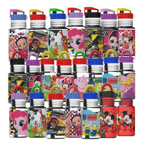 Botella Plastica Personaje Infantil Lol Peppa Cñ Plumitaa 0