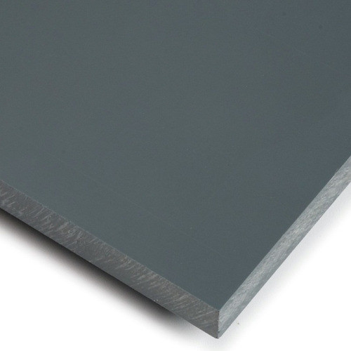 Placa Pvc-u, Rígido Color Gris Oscuro #3x1000x2000mm 0